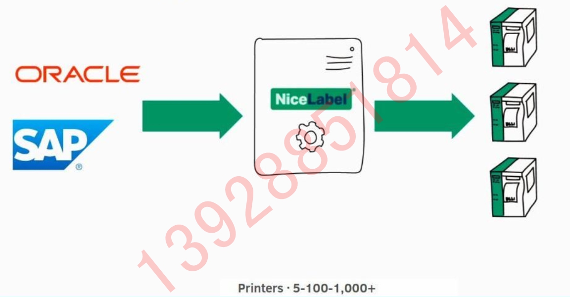 NiceLabel LMS Enterprise 整合 SAP ， Oracle ERP